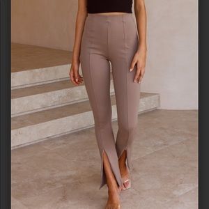 Billy J Boutique | Henley Pants - Taupe